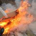На Житомирщині згоріло понад центнера "чорного" товару. ФОТО