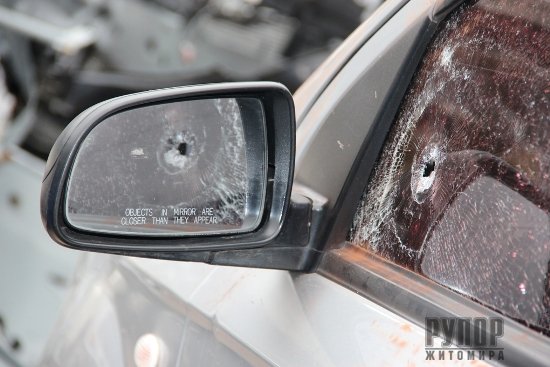 На Житомирщині озброєний напад на таксиста. ФОТО