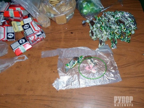 На Житомирщині попереджена чергова спроба доставки засудженим наркотичної речовини