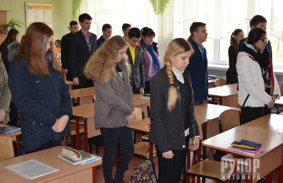 У Житомирі ветеран ОВС розповів школярам про перші дні ліквідації катастрофи на ЧАЕС