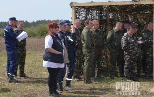 На Житомирщині лісівники та рятувальники провели спільні навчання. ФОТО