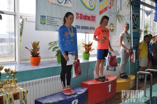 У Житомирі нагородили переможців чемпіонату з триатлону