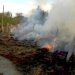 В Бердичеві на території комунального підприємства виникла масштабна пожежа