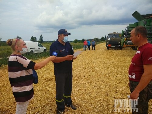 Звернення рятувальників Житомирщини до аграріїв