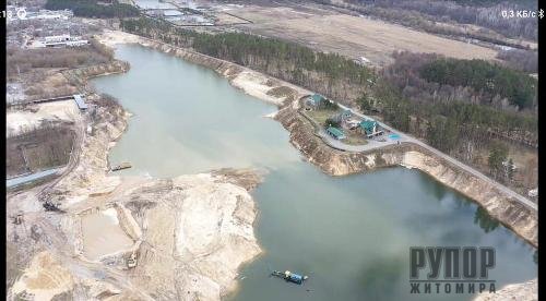 На землях Житомирщини незаконним видобутком піску завдано державі шкоди на суму 42,4 млн грн