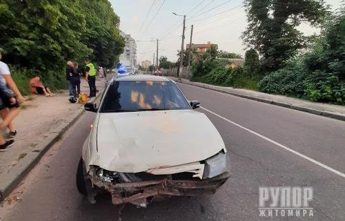 Поліція розслідує ДТП, яка сталася у Житомирі на вулиці Селецькій 