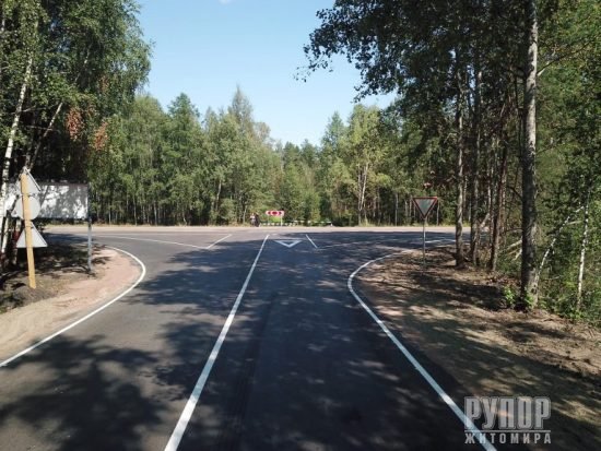 Велике будівництво на Житомирщині: завершено капітальний ремонт автомобільної дороги біля станції Омелянівка