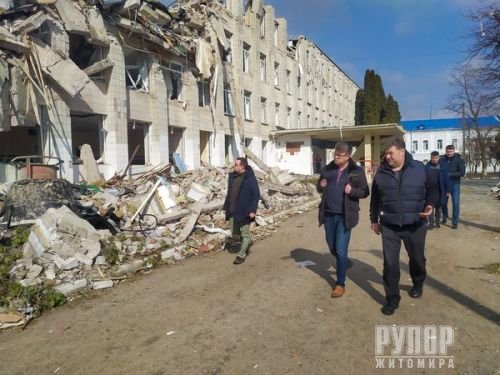 Відомий естонський державний діяч відвідав Житомир та на власні очі побачив, наслідки терористичних атак російської авіації