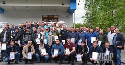 В Управлінні превентивної діяльності поліції Житомирщини відзначили пенсіонерів ОВС за допомогу у забезпеченні правопорядку