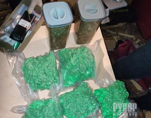 На Житомирщині поліцейські вилучили у двох наркозакладчиків «товару» на суму близько 1,5 млн гривень