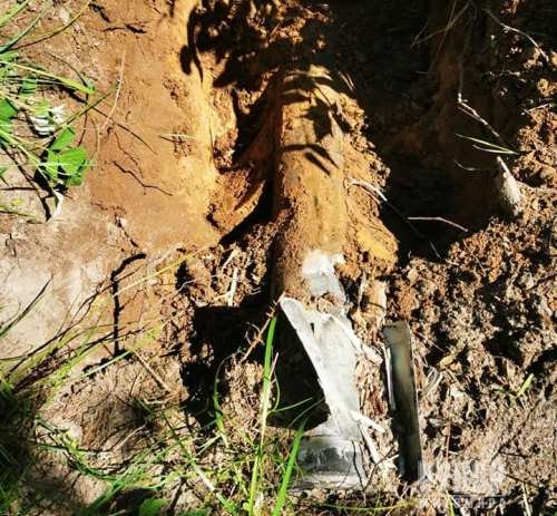 На півночі Житомирщини виявили реактивний снаряд «Град»