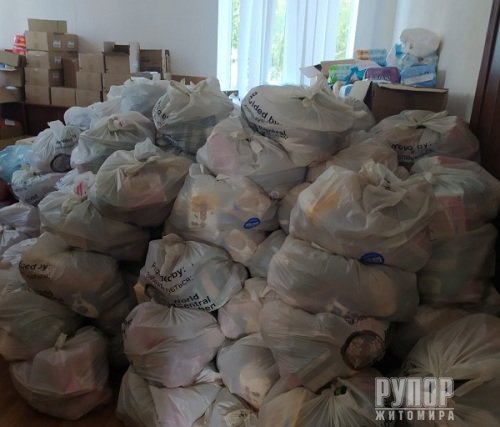 Близько 27 тонн гуманітарної допомоги отримали громади Житомирщини