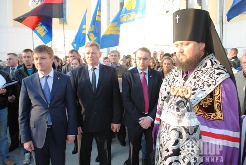 Житомирська «Свобода» встановила пам’ятний знак Миколі Сціборському та Омеляну Сенику Житомирська «Свобода» встановила пам’ятний знак Миколі Сціборському та Омеляну Сенику