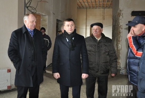 Голова Житомирської ОДА Сергій Машковський оглянув соціальні та культурні об’єкти в Бердичеві Голова Житомирської ОДА Сергій Машковський оглянув соціальні та культурні об’єкти в Бердичеві