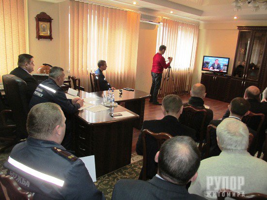 Голова Житомирської облдержадміністрації запевнив, що область готова до дій у разі погіршення погодних умов на 100 % Голова Житомирської облдержадміністрації запевнив, що область готова до дій у разі погіршення погодних умов на 100 %